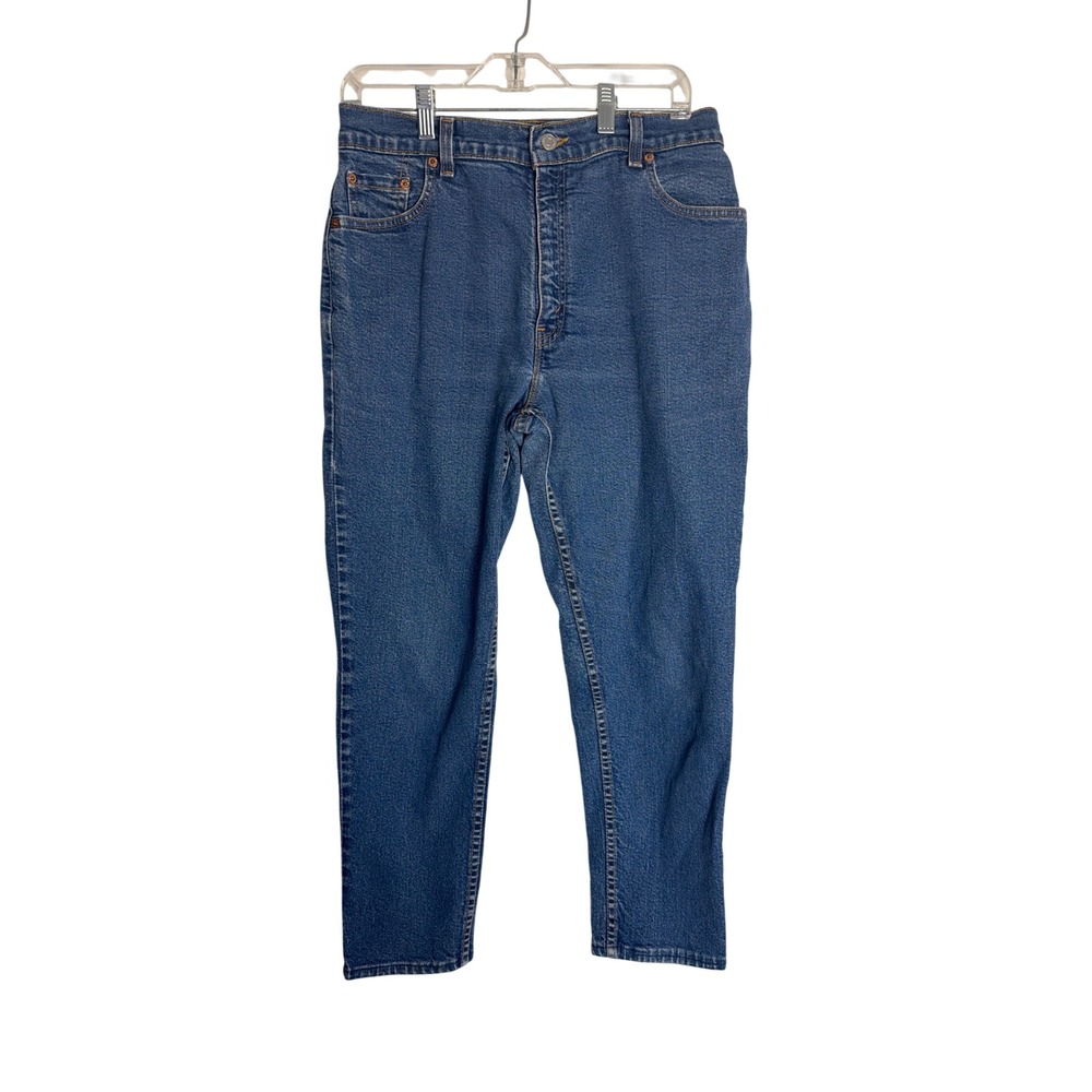 Vintage Levis 550 Relaxed Fit Tapered Leg Jeans Blue Made in USA 12 PET M